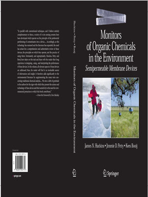 cover image of Monitors of Organic Chemicals in the Environment